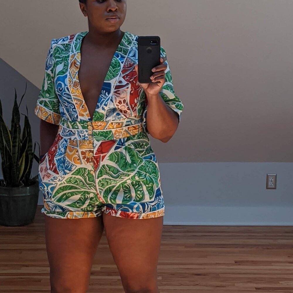 Farm Rio Tropical Jumpsuit SIZE LARGE